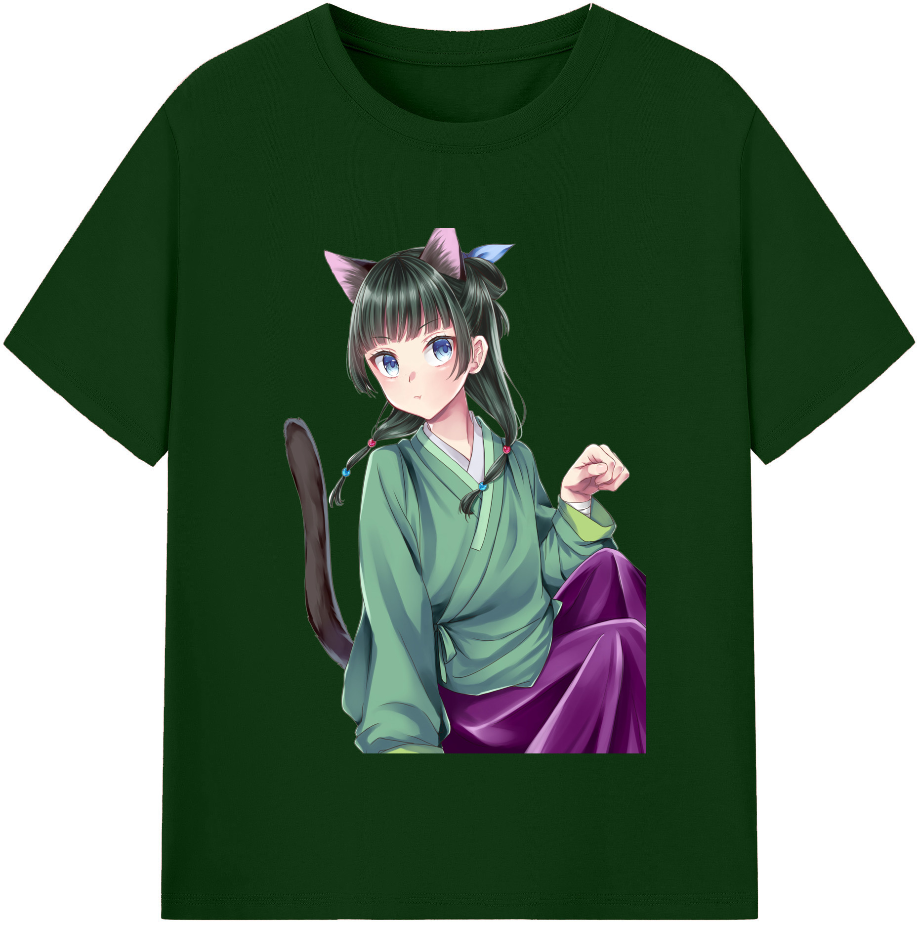 （画像用） 薬屋のひとりごと The Apothecary Diaries 綿100％半袖Tシャツ（フロントプリント）